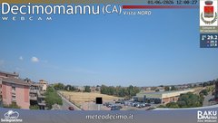 view from Decimomannu Nord on 2026-06-01