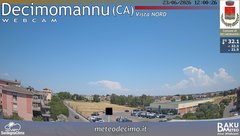 view from Decimomannu Nord on 2026-06-23
