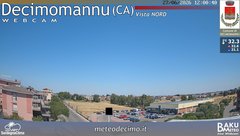 view from Decimomannu Nord on 2026-06-27
