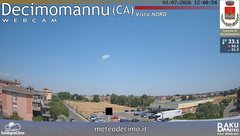 view from Decimomannu Nord on 2026-07-01
