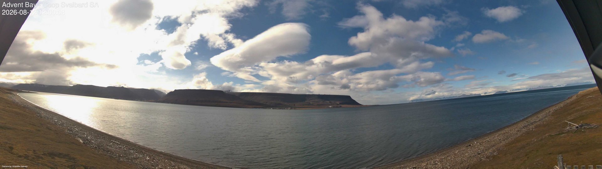 view from Advent Bay on 2026-08-12