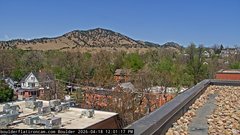 view from Boulder Mt Sanitas NW daily time lapse on 2026-04-18