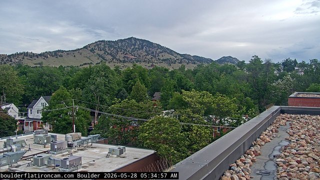 time-lapse frame, Boulder Mt Sanitas NW daily time lapse webcam