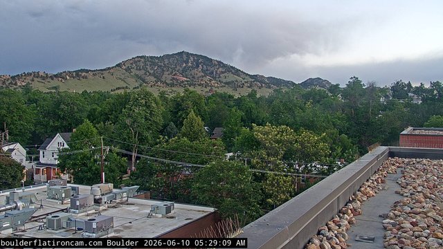 time-lapse frame, Boulder Mt Sanitas NW daily time lapse webcam