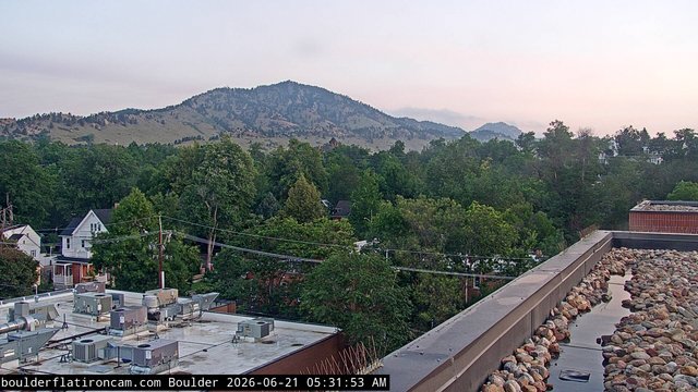 time-lapse frame, Boulder Mt Sanitas NW daily time lapse webcam