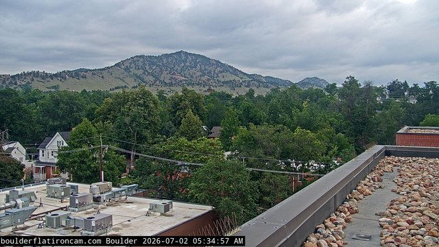 time-lapse frame, Boulder Mt Sanitas NW daily time lapse webcam