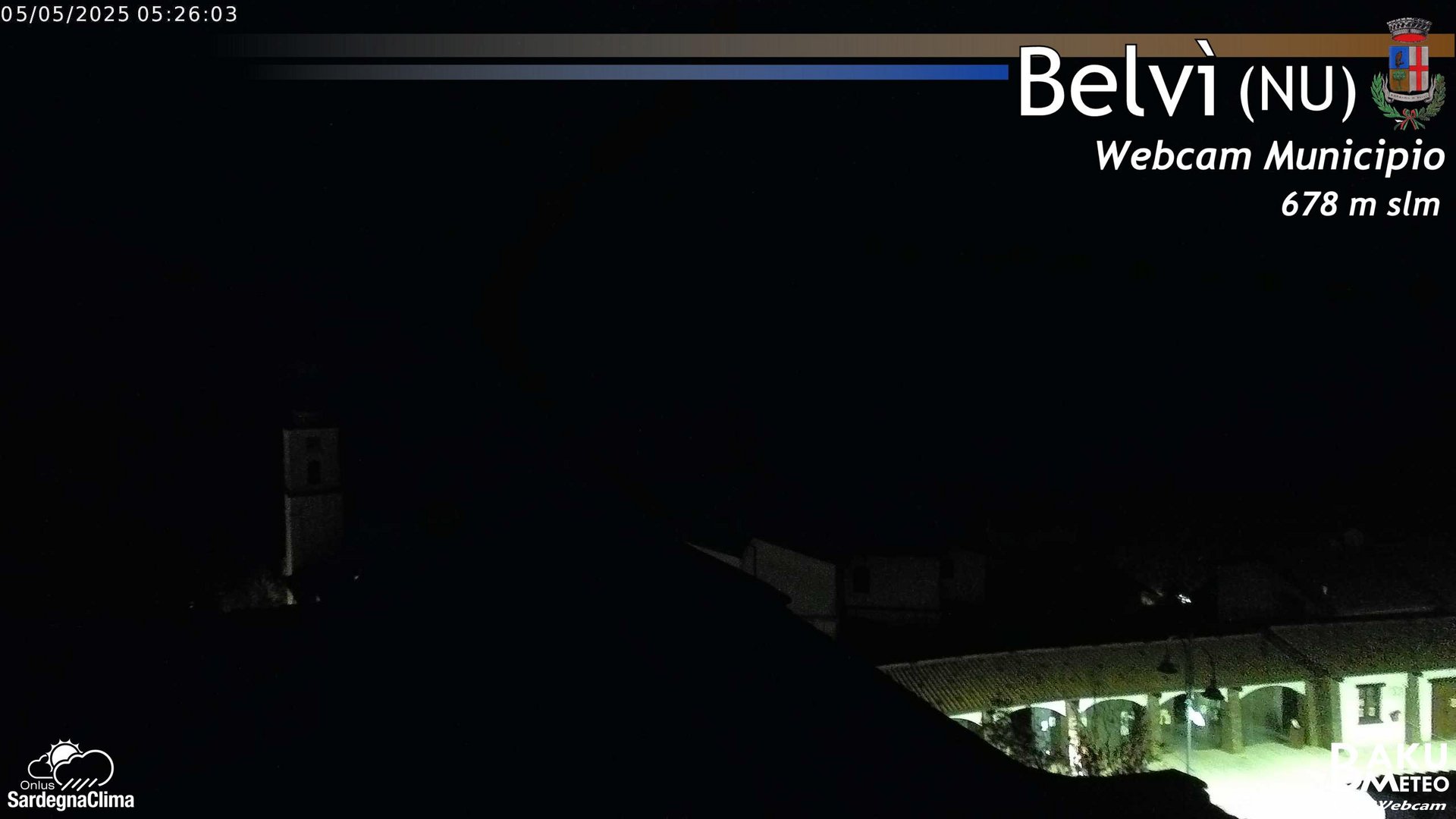 time-lapse frame, Belvi Municipio webcam