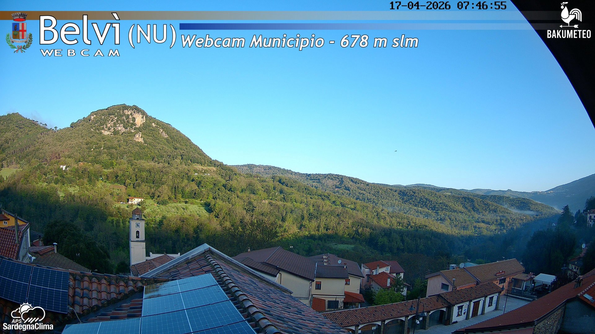 time-lapse frame, Belvi Municipio webcam