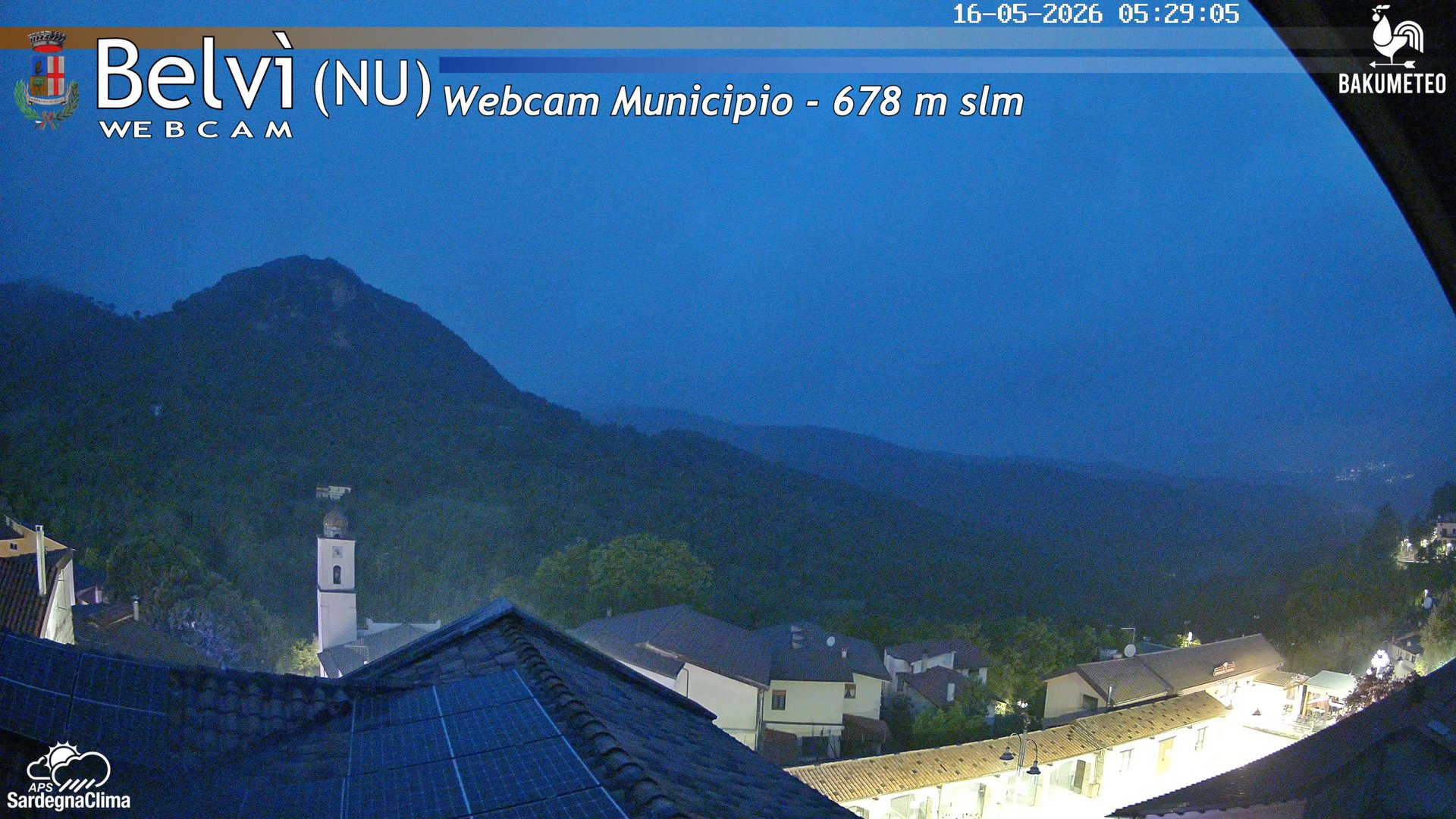 time-lapse frame, Belvi Municipio webcam