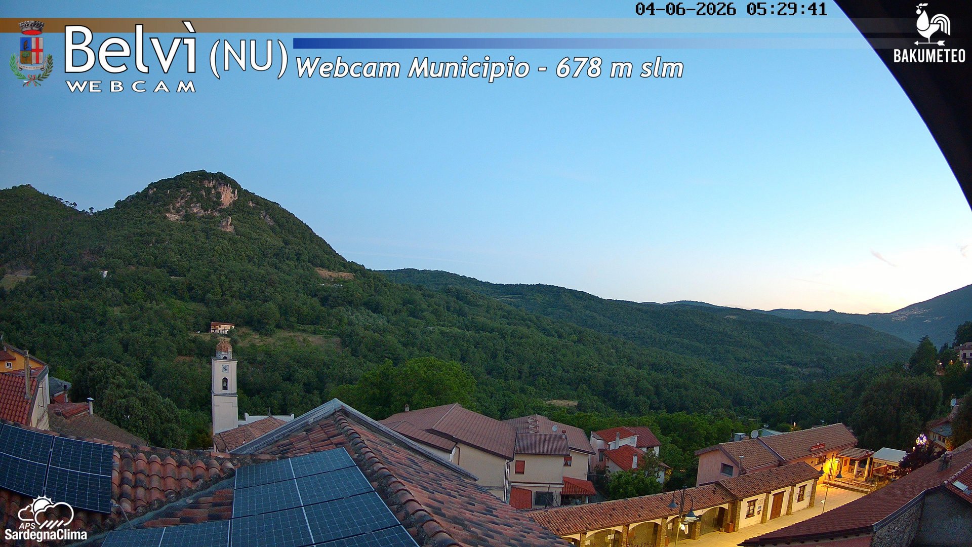 time-lapse frame, Belvi Municipio webcam