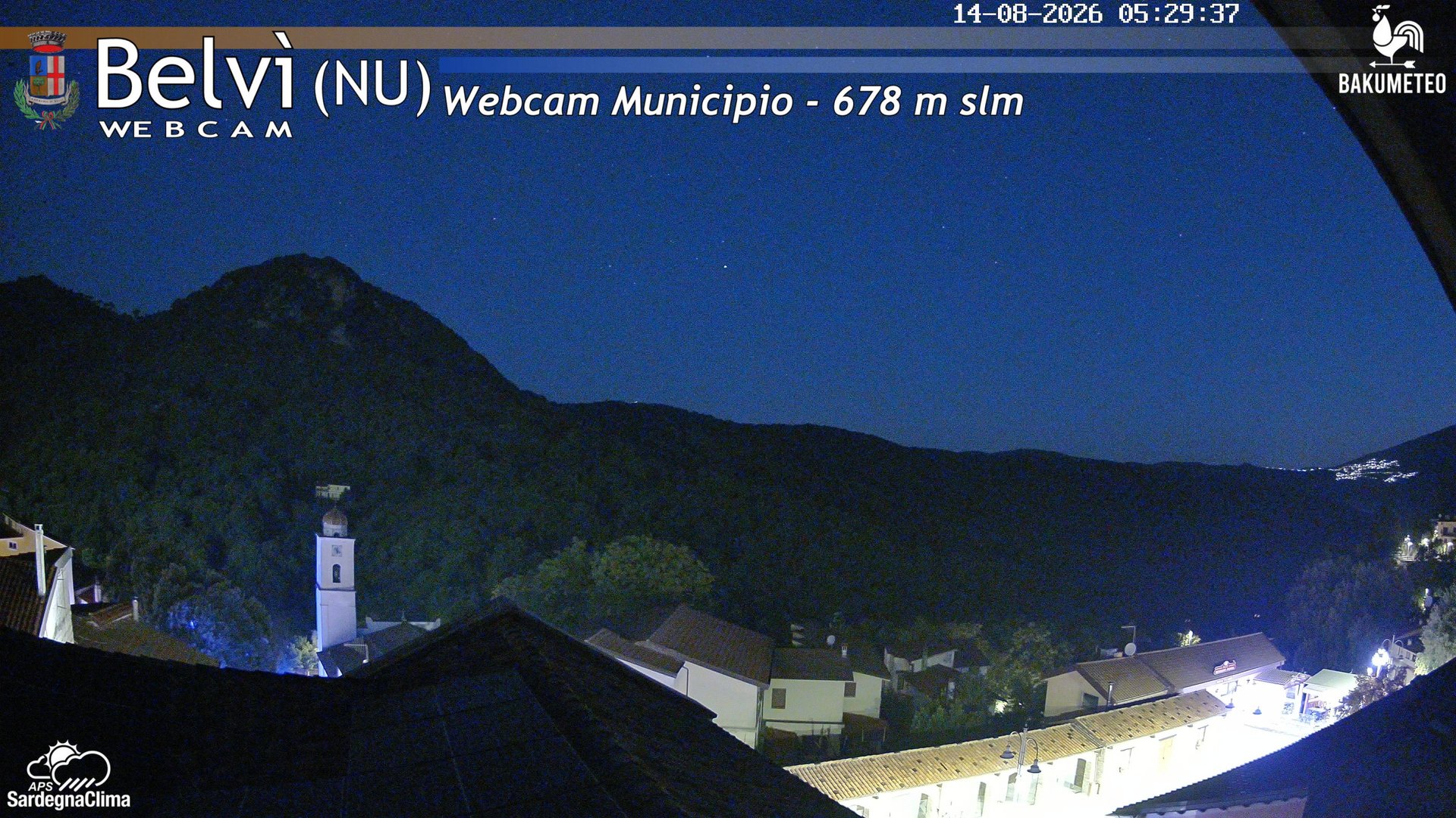 time-lapse frame, Belvi Municipio webcam