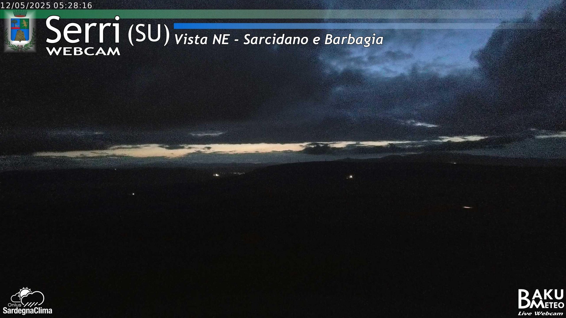 time-lapse frame, Serri Est webcam