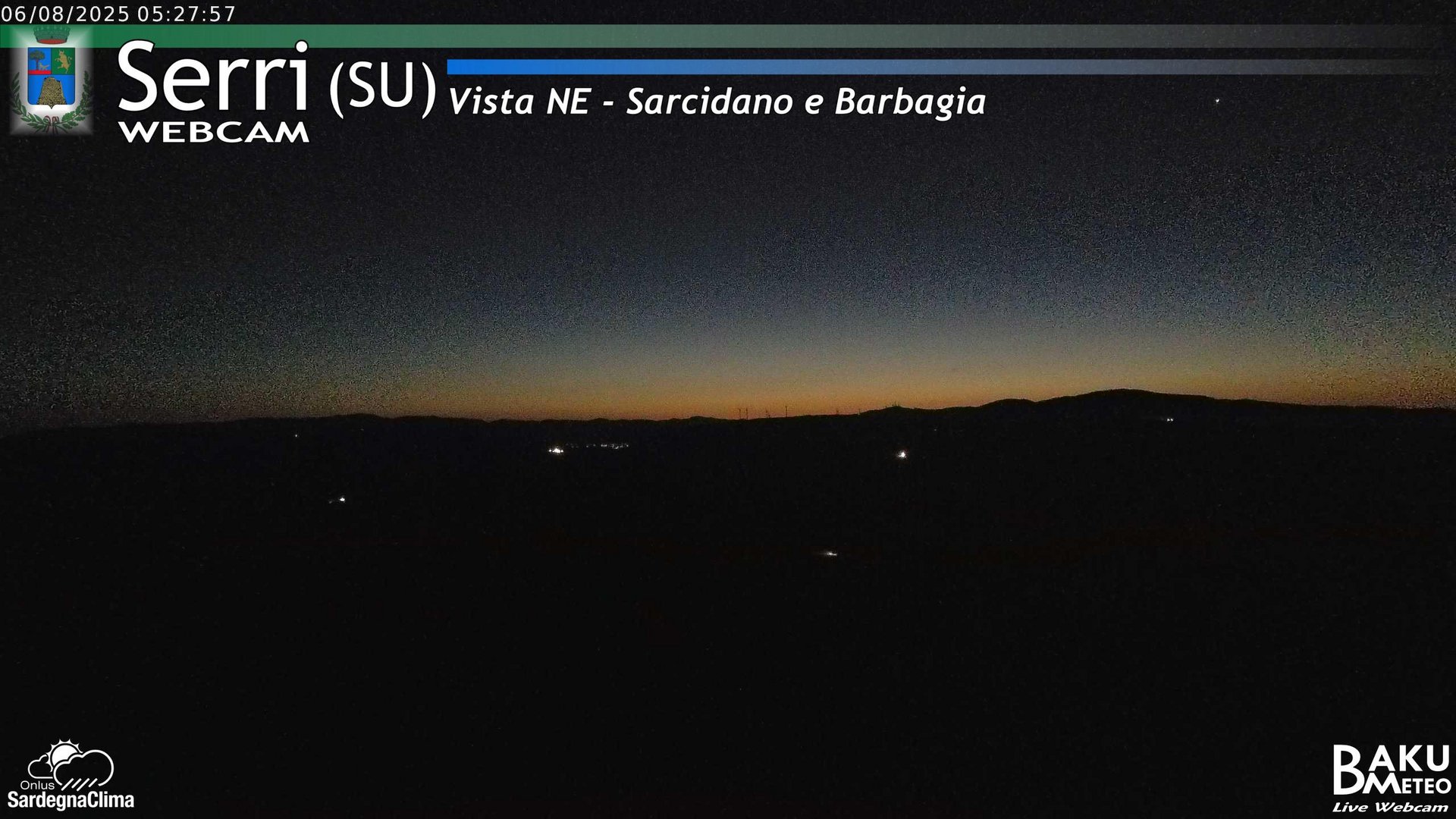 time-lapse frame, Serri Est webcam