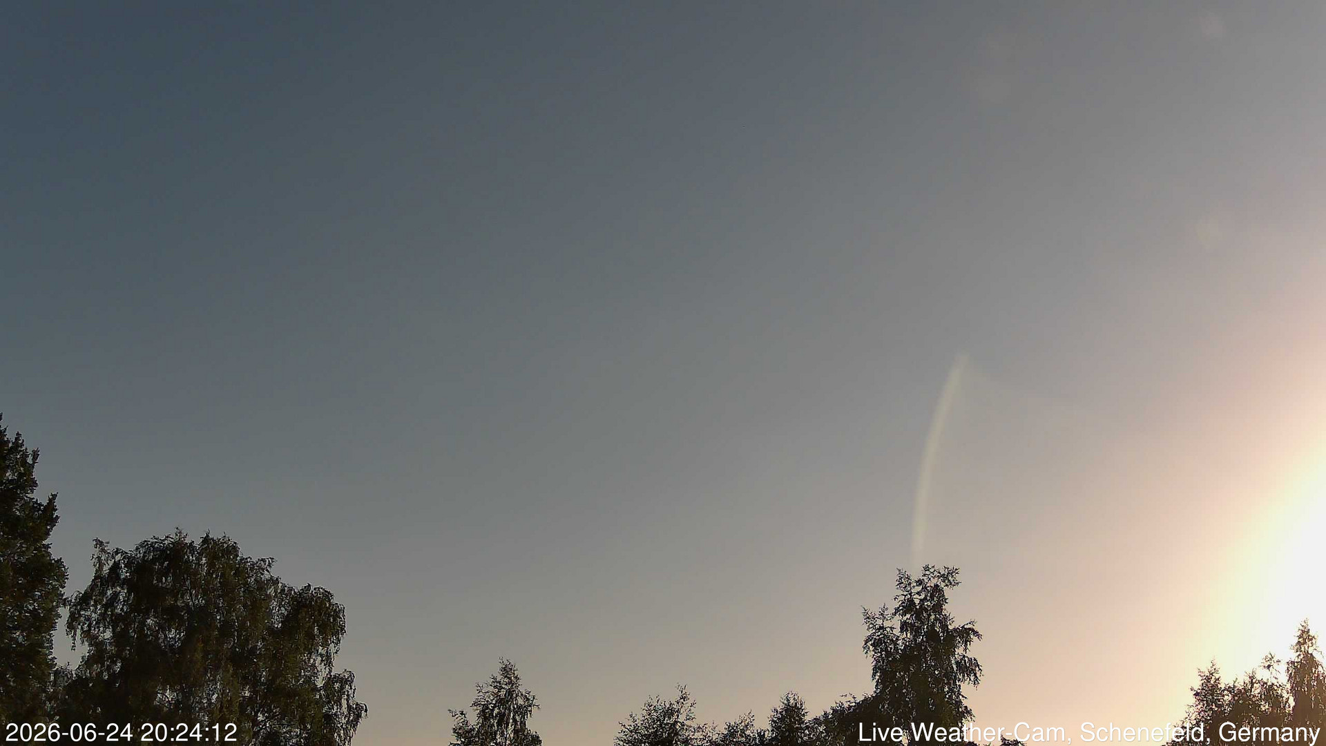 time-lapse frame, 2026-06-24 20:24-22:54 webcam