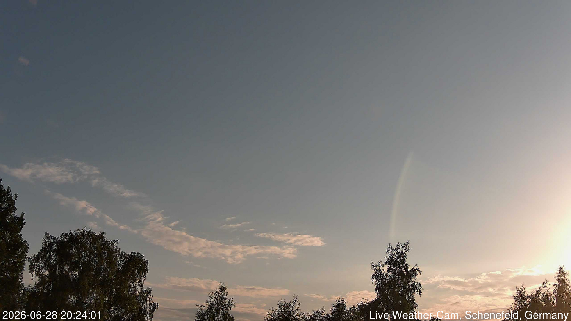 time-lapse frame, 2026-06-28 20:24-22:54 webcam