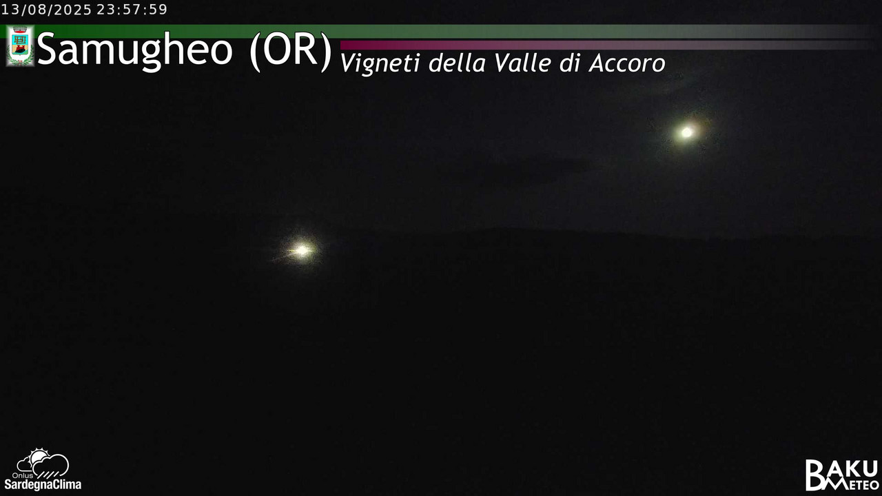 time-lapse frame, Samugheo webcam