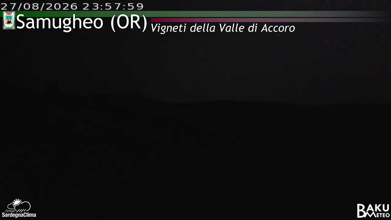time-lapse frame, Samugheo webcam