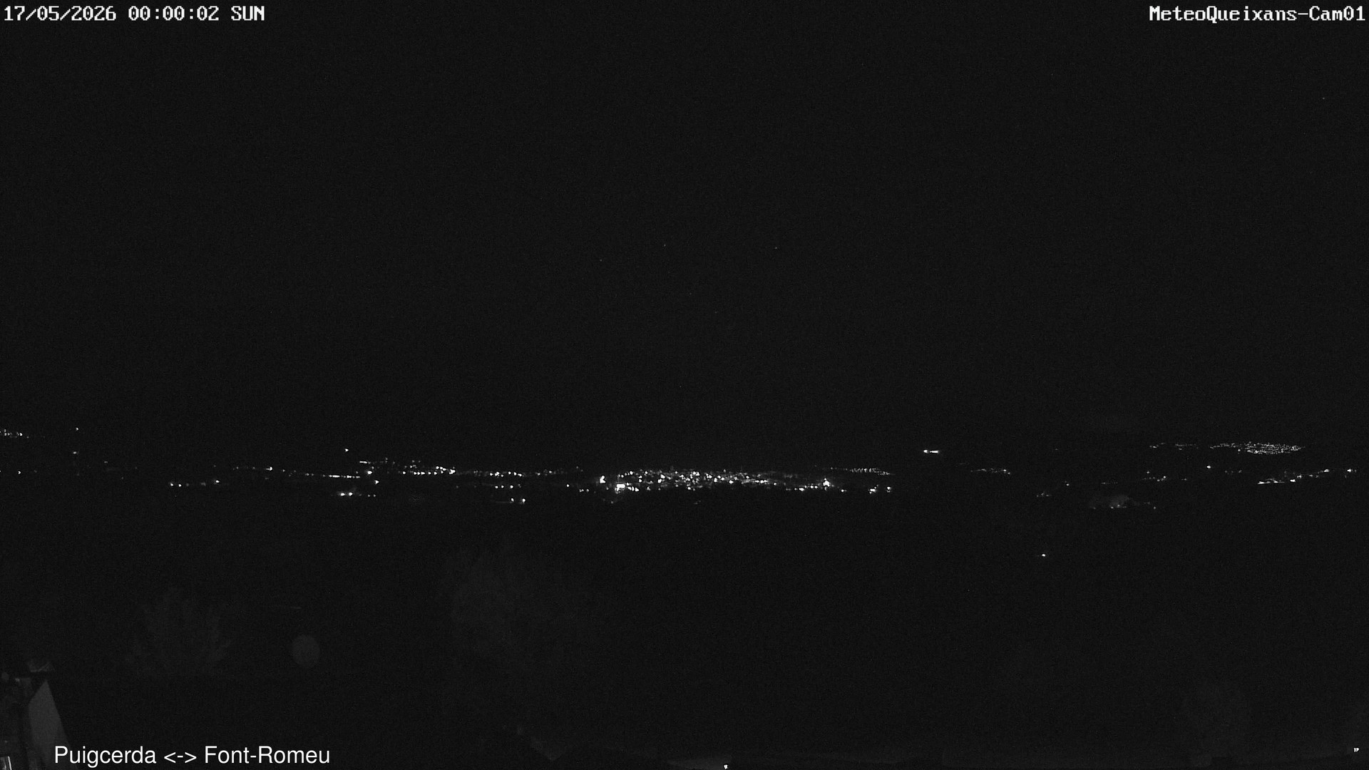 time-lapse frame, CAM01 - MeteoQueixans webcam