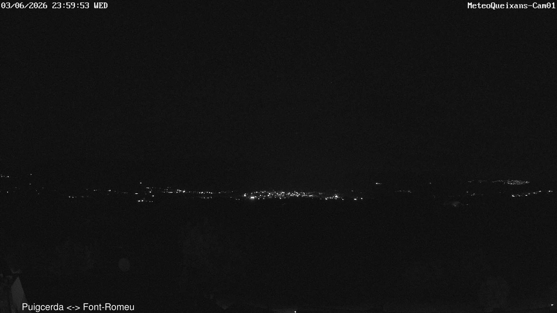 time-lapse frame, CAM01 - MeteoQueixans webcam