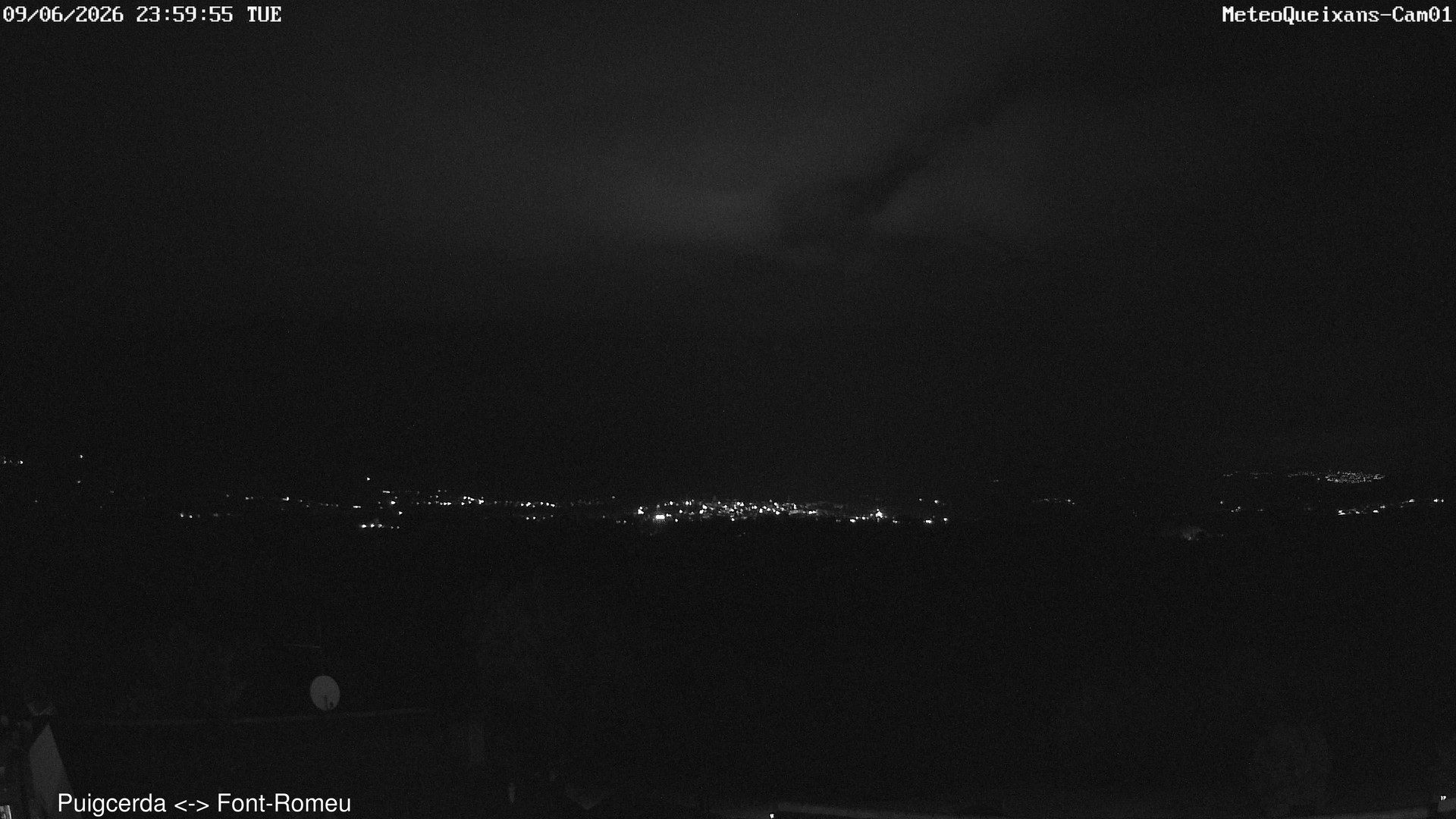 time-lapse frame, CAM01 - MeteoQueixans webcam