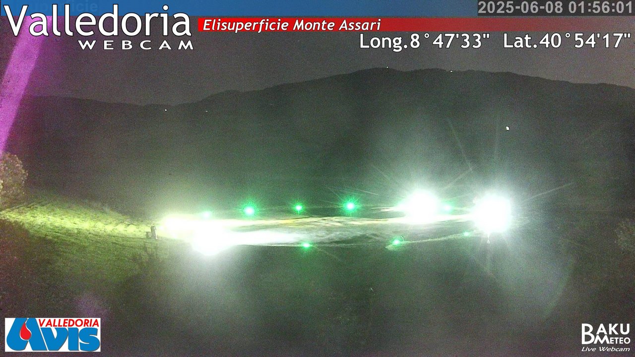 time-lapse frame, Valledoria webcam