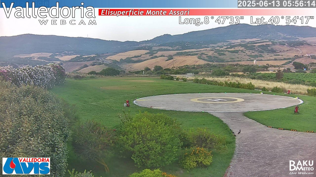time-lapse frame, Valledoria webcam