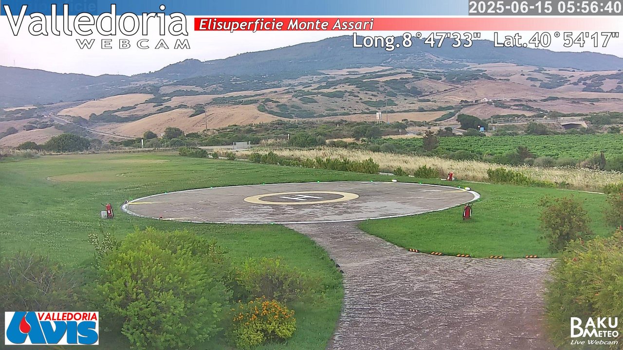 time-lapse frame, Valledoria webcam