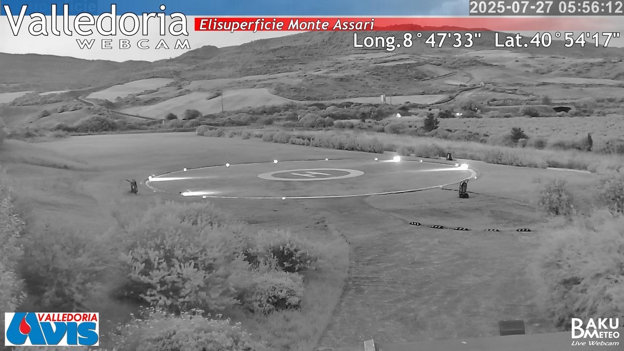 time-lapse frame, Valledoria webcam