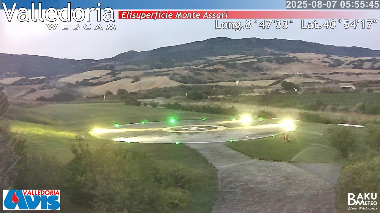 time-lapse frame, Valledoria webcam