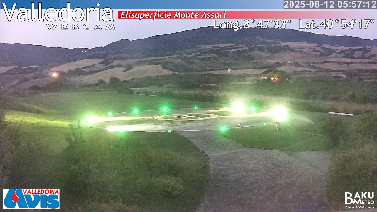 time-lapse frame, Valledoria webcam