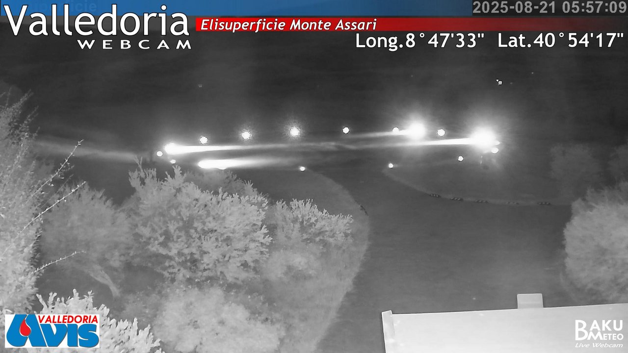 time-lapse frame, Valledoria webcam