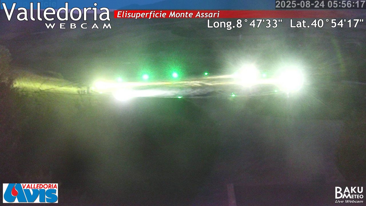 time-lapse frame, Valledoria webcam