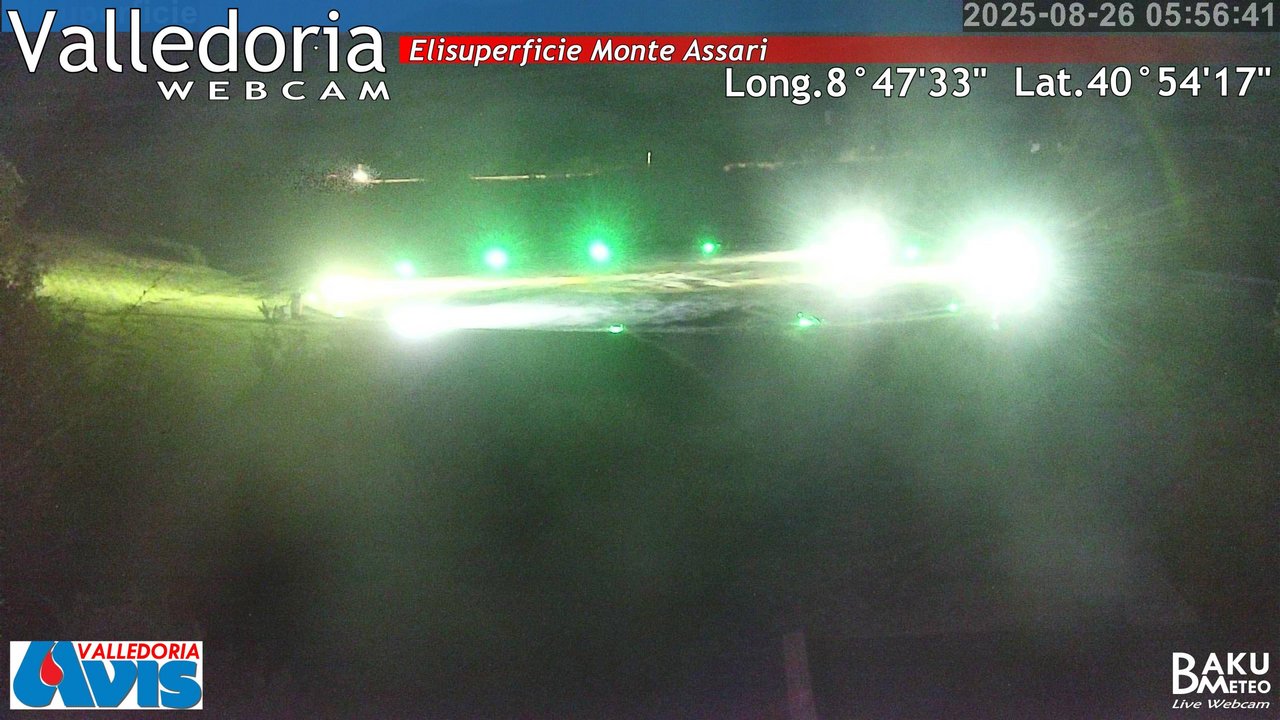 time-lapse frame, Valledoria webcam