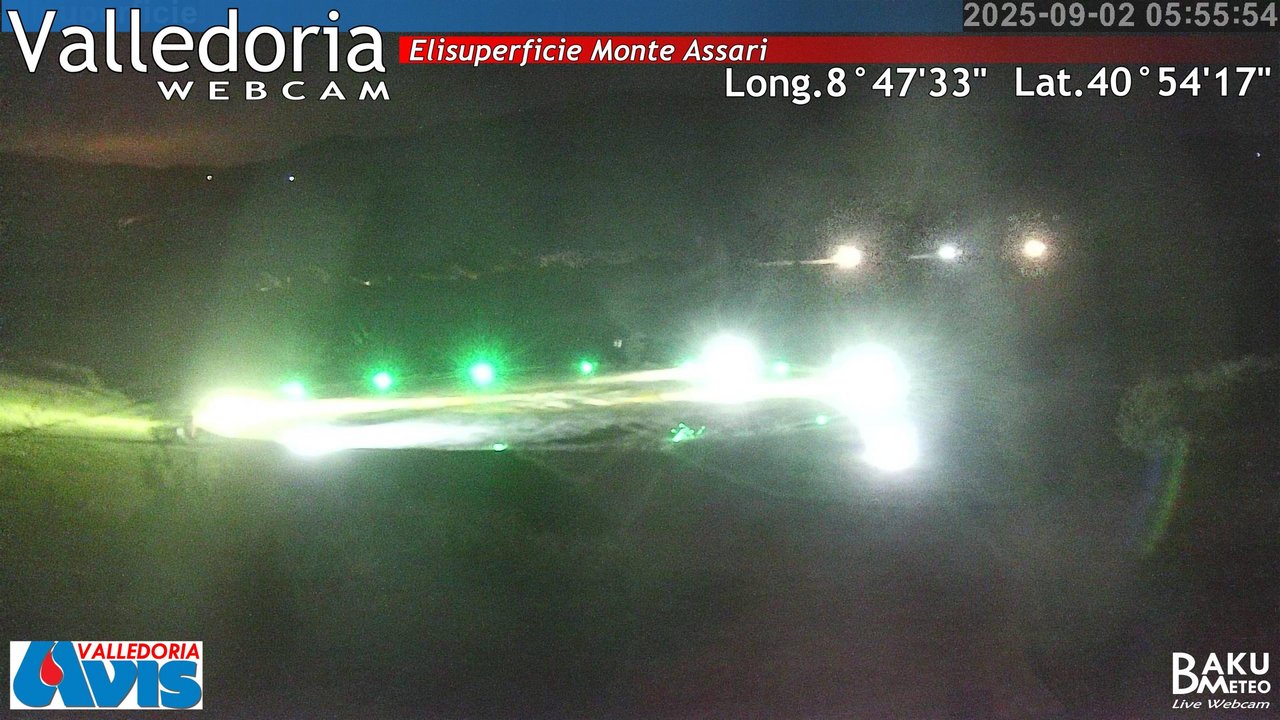 time-lapse frame, Valledoria webcam