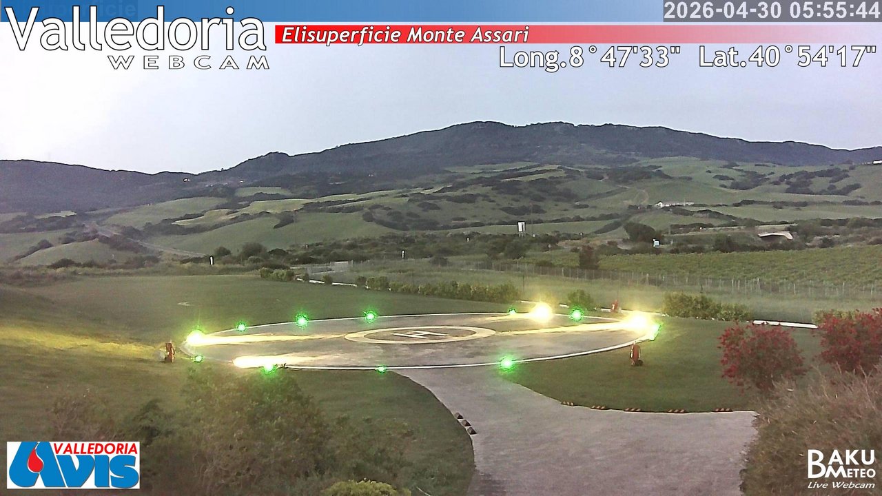time-lapse frame, Valledoria webcam