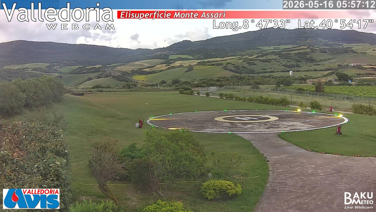time-lapse frame, Valledoria webcam
