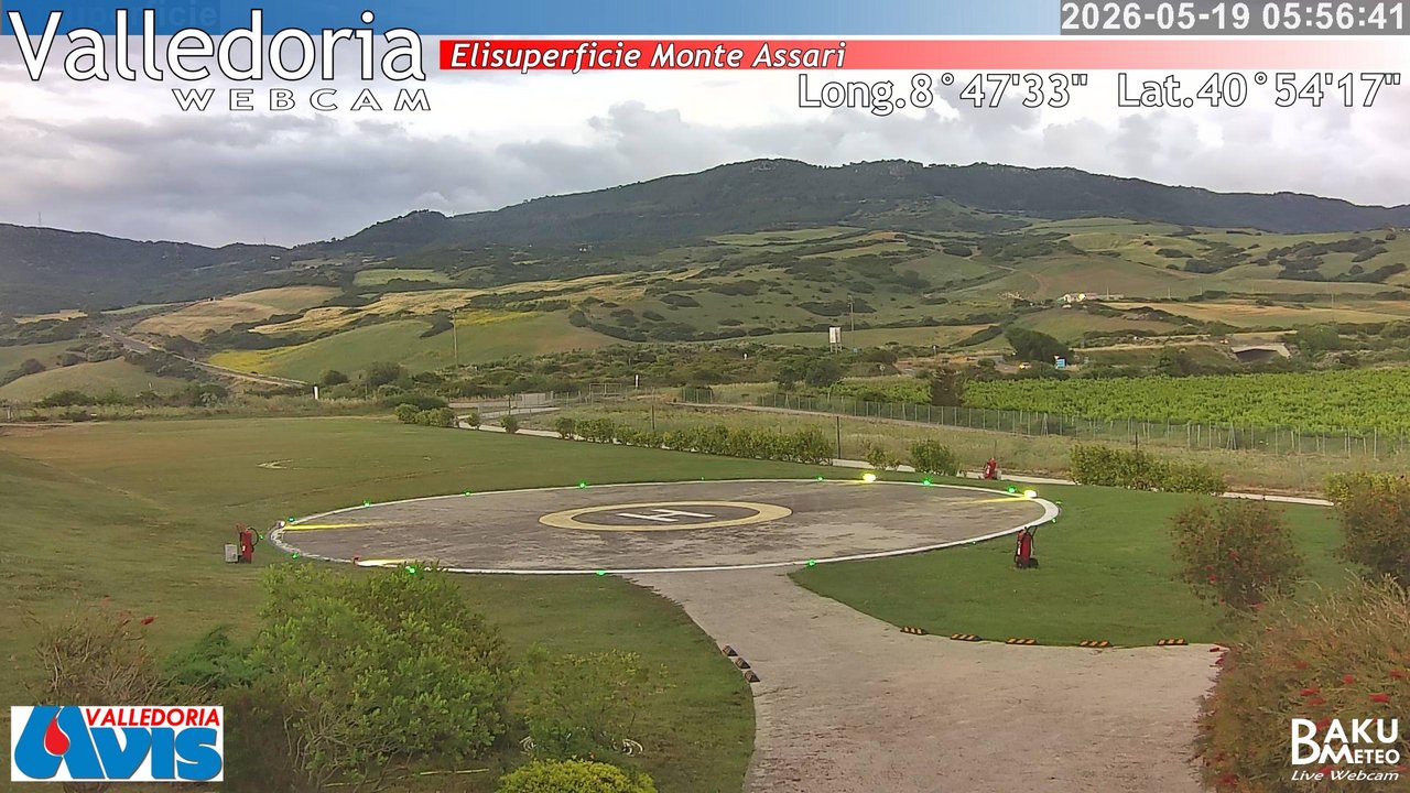 time-lapse frame, Valledoria webcam