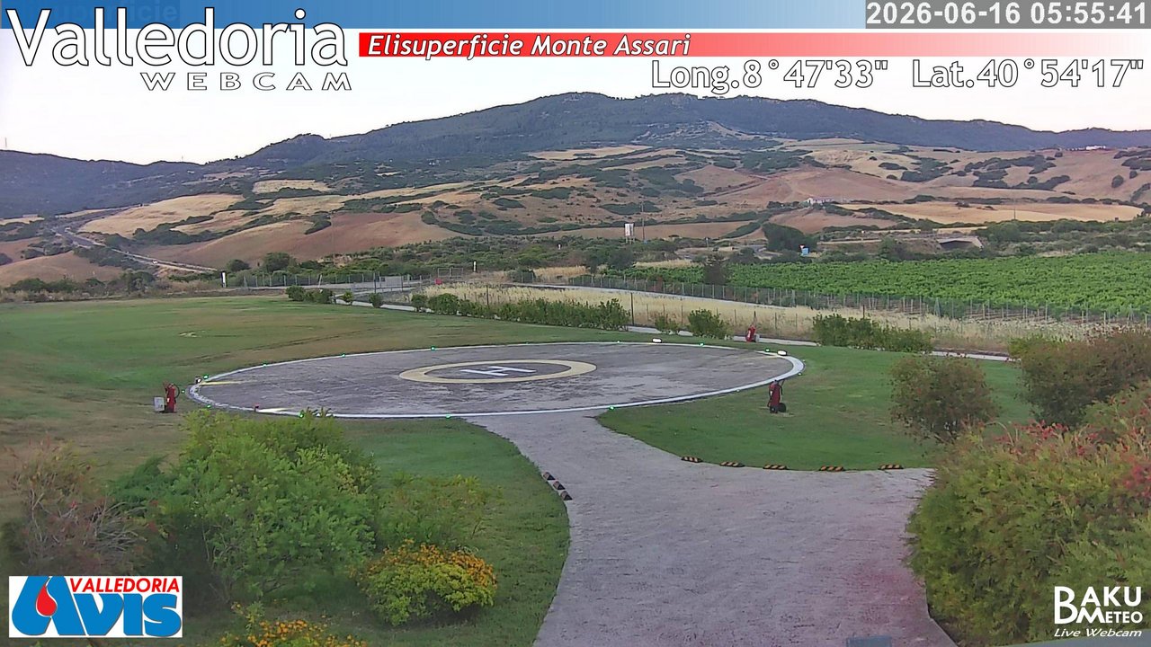 time-lapse frame, Valledoria webcam