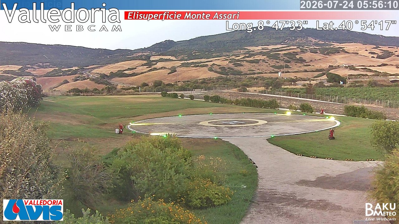 time-lapse frame, Valledoria webcam