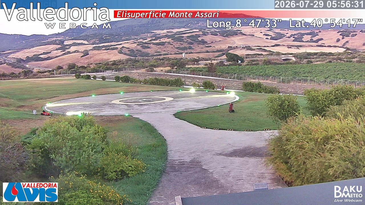 time-lapse frame, Valledoria webcam