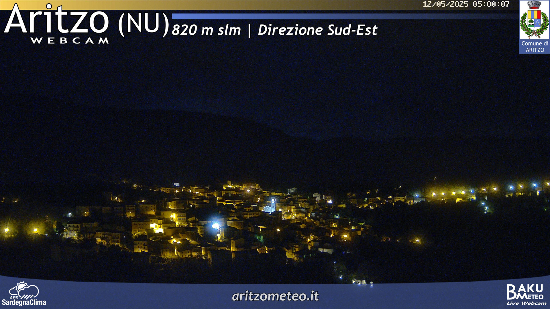 time-lapse frame, Aritzo webcam