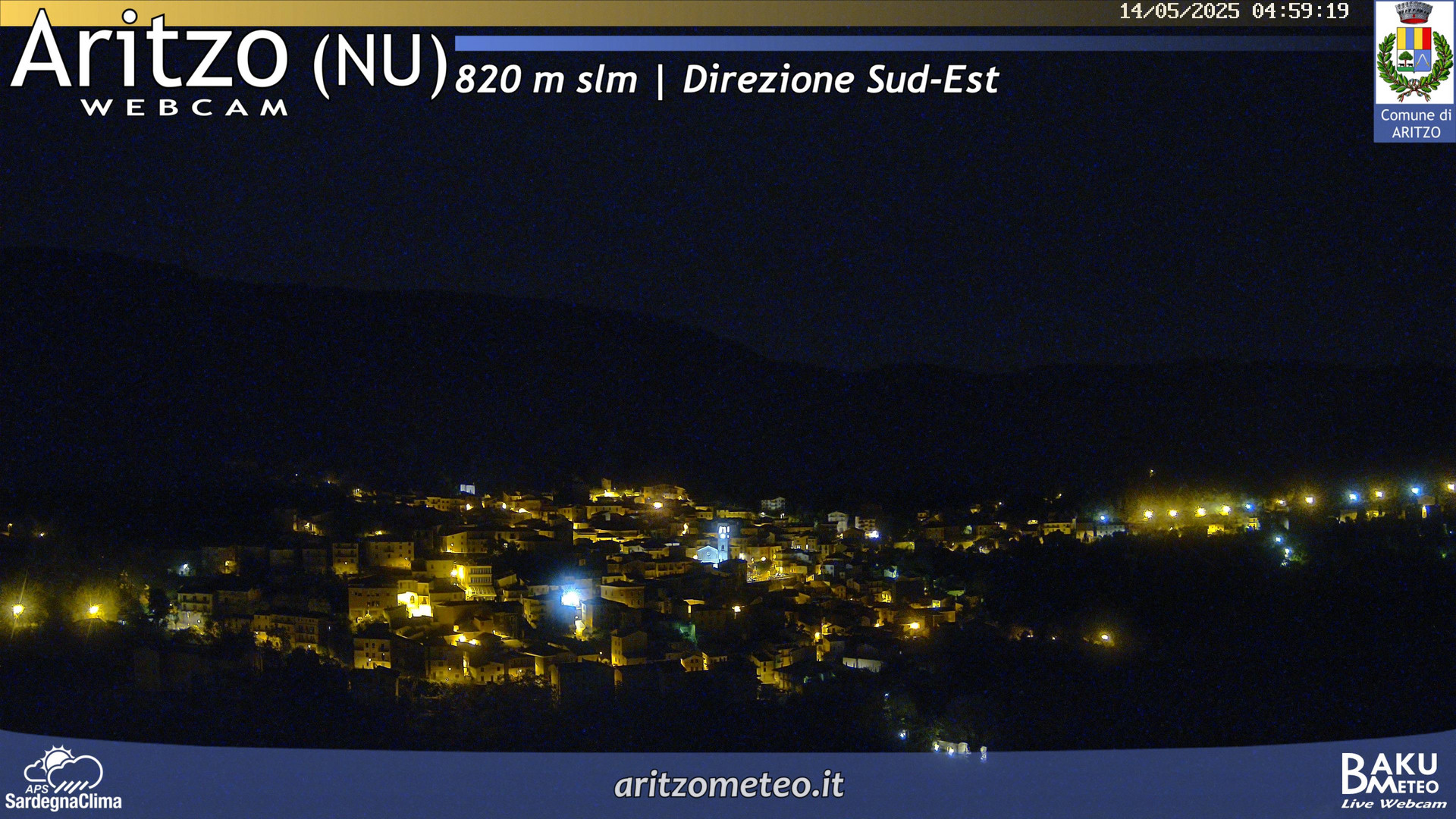 time-lapse frame, Aritzo webcam