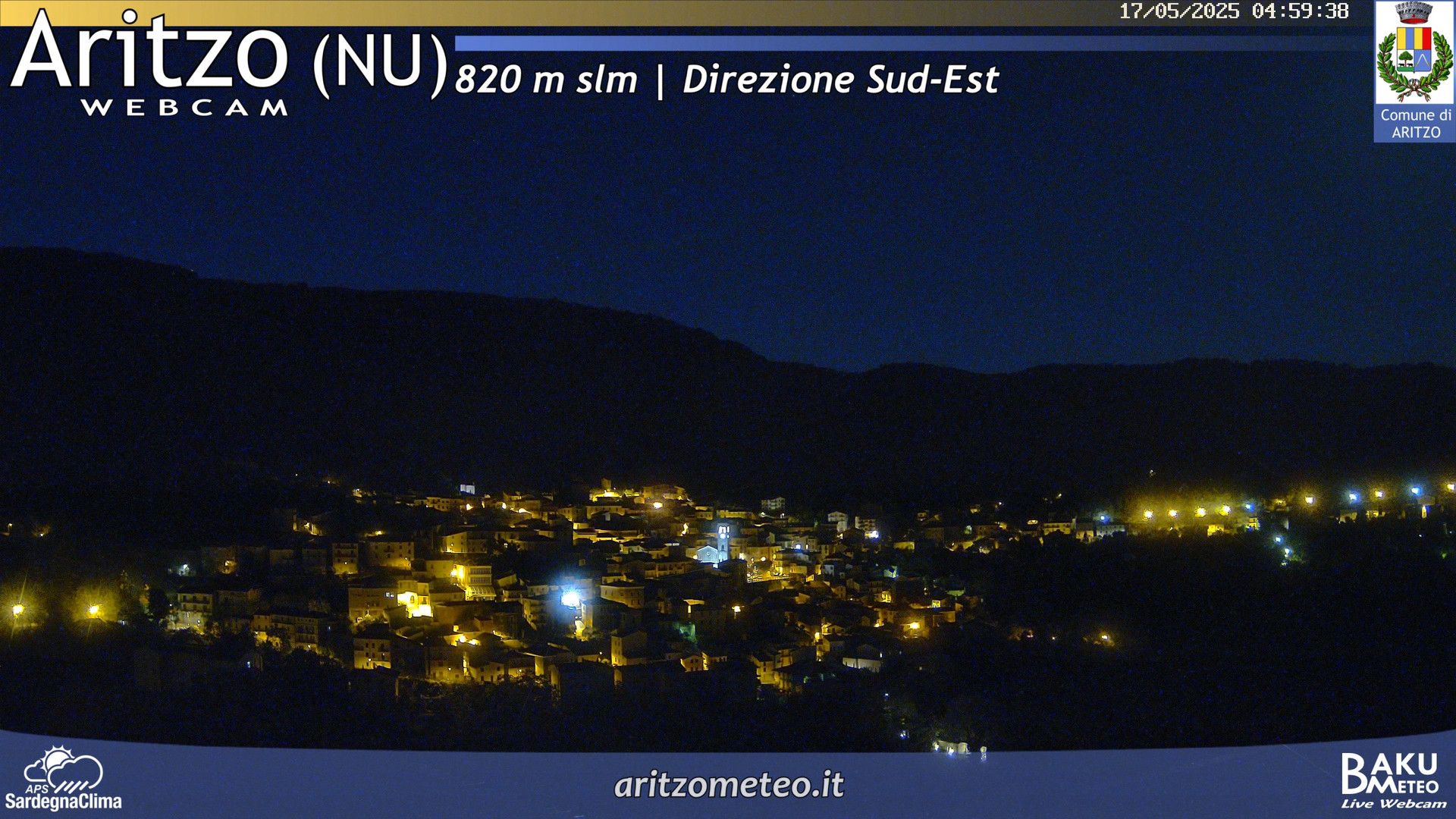 time-lapse frame, Aritzo webcam