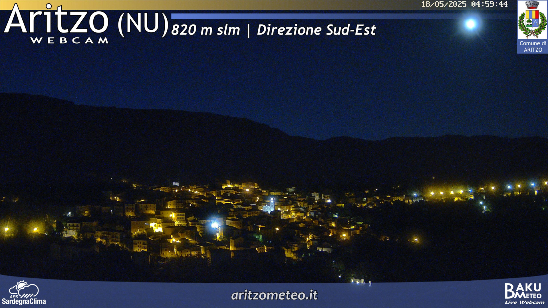 time-lapse frame, Aritzo webcam