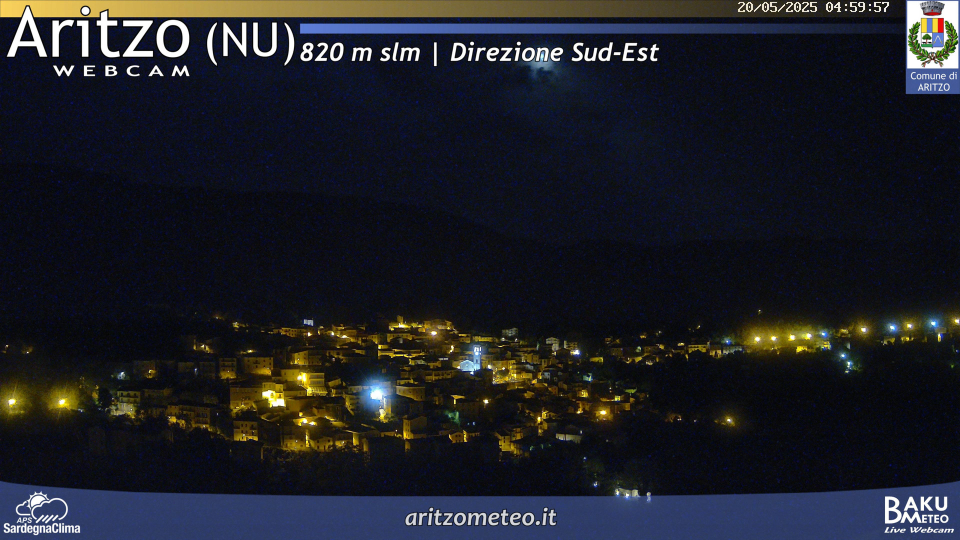 time-lapse frame, Aritzo webcam