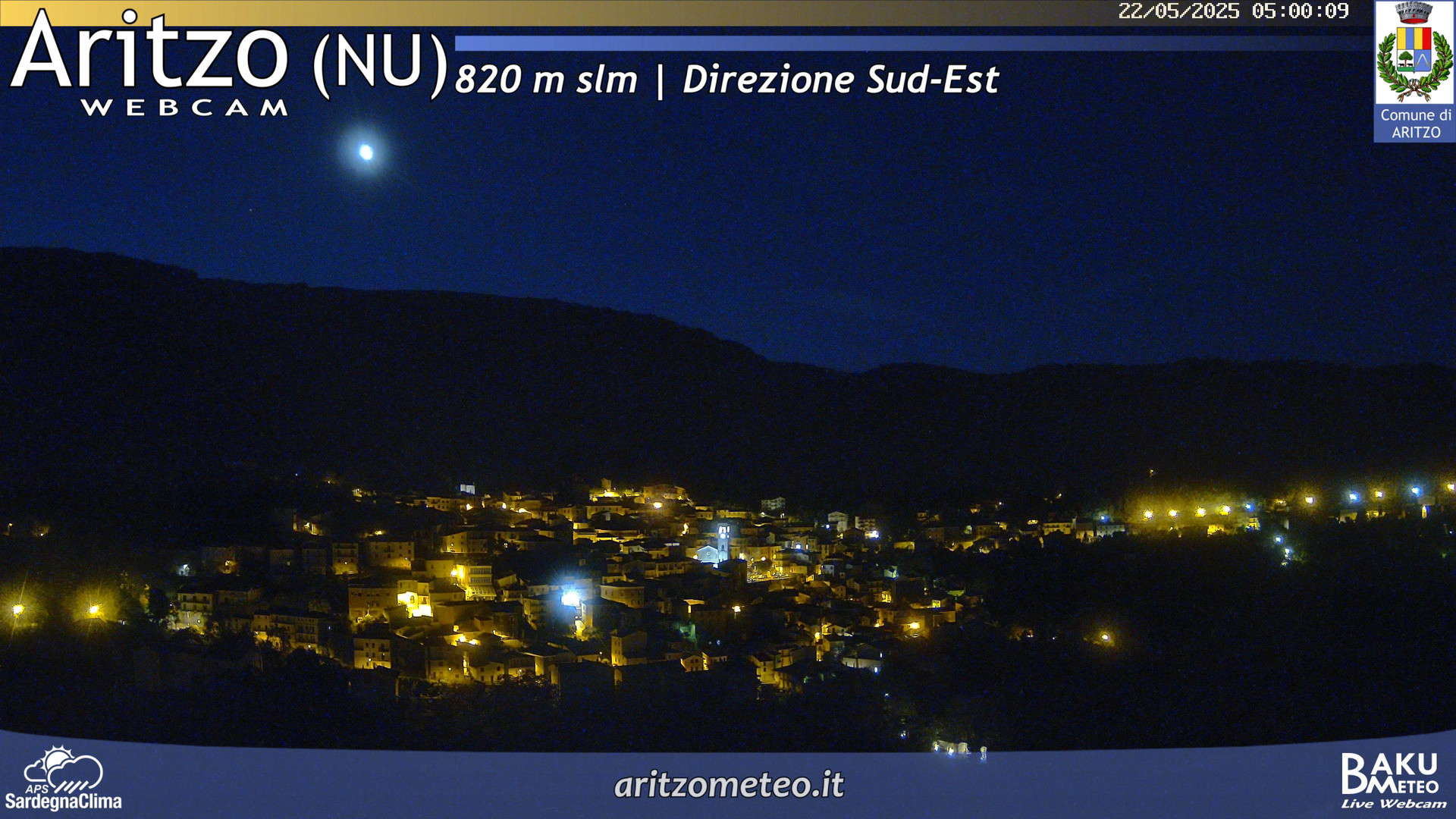 time-lapse frame, Aritzo webcam