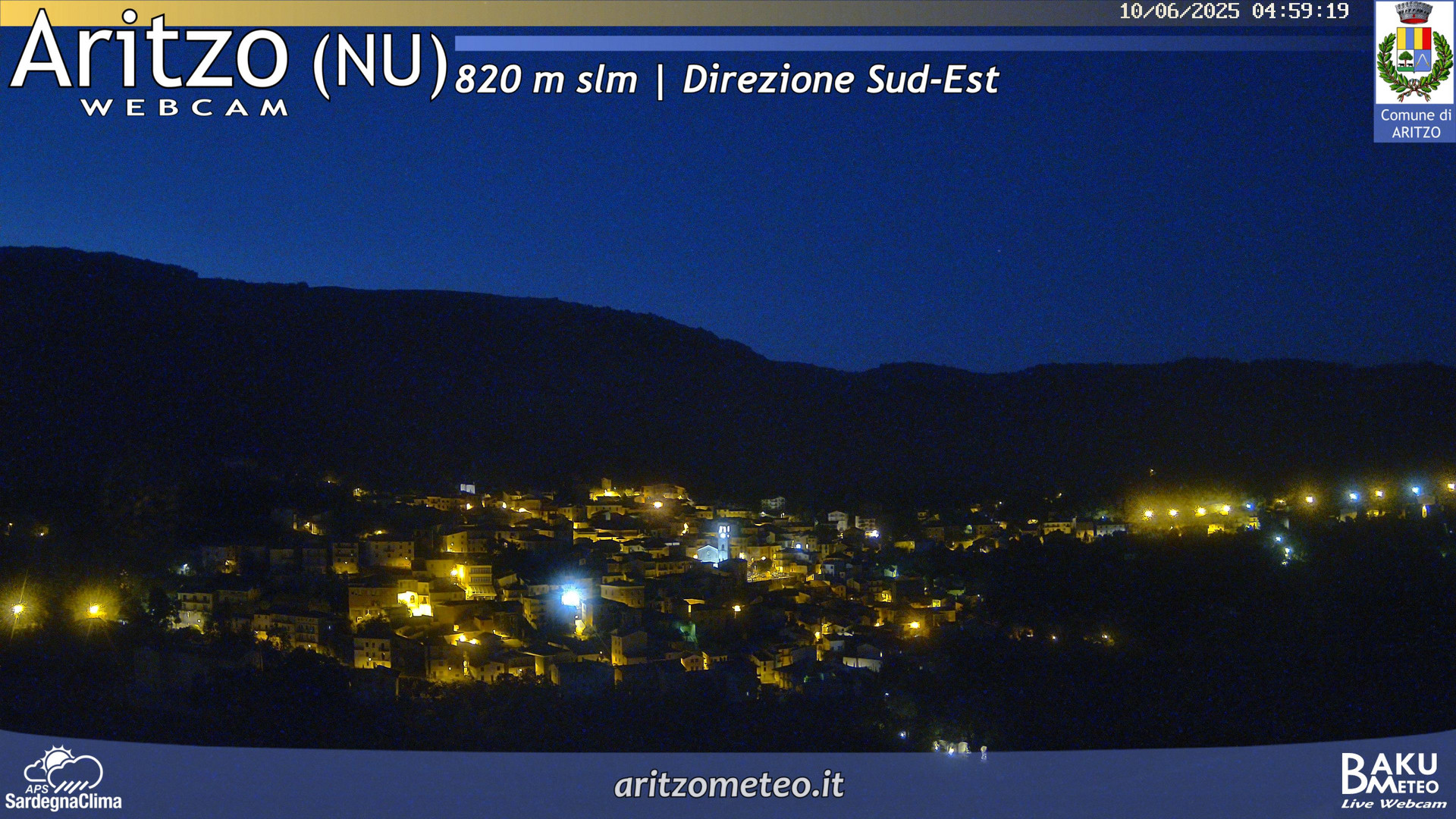 time-lapse frame, Aritzo webcam