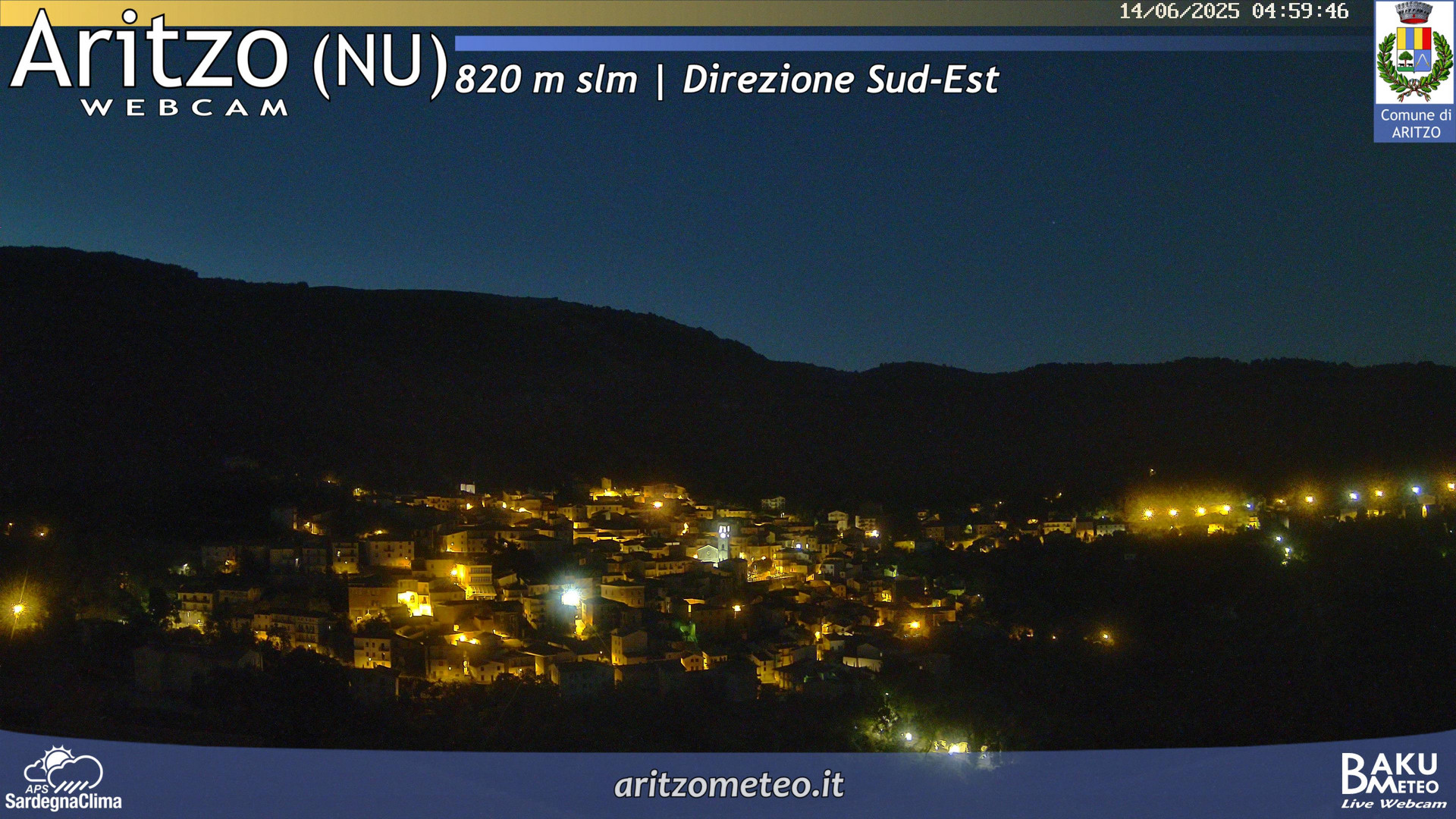 time-lapse frame, Aritzo webcam