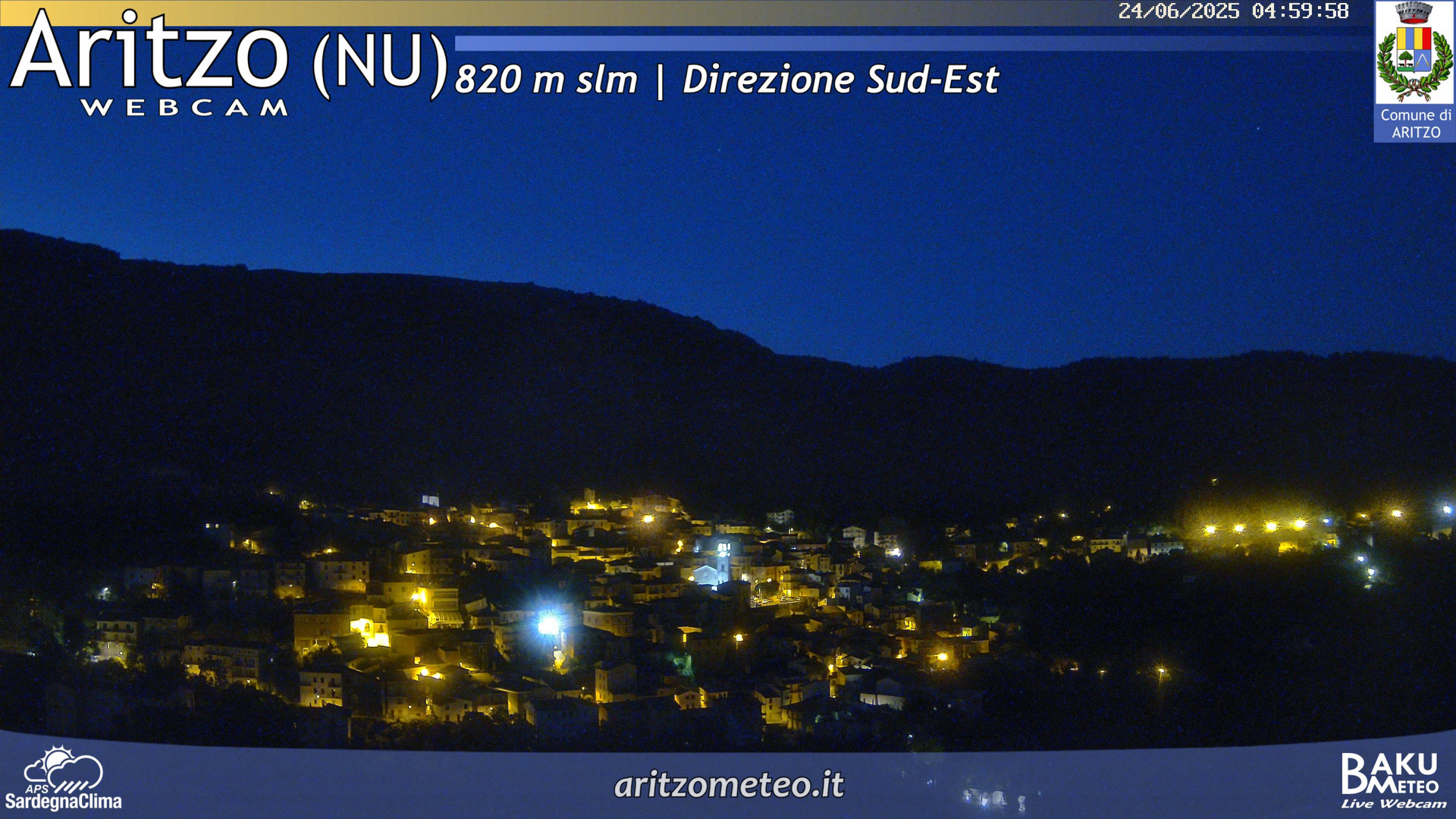 time-lapse frame, Aritzo webcam