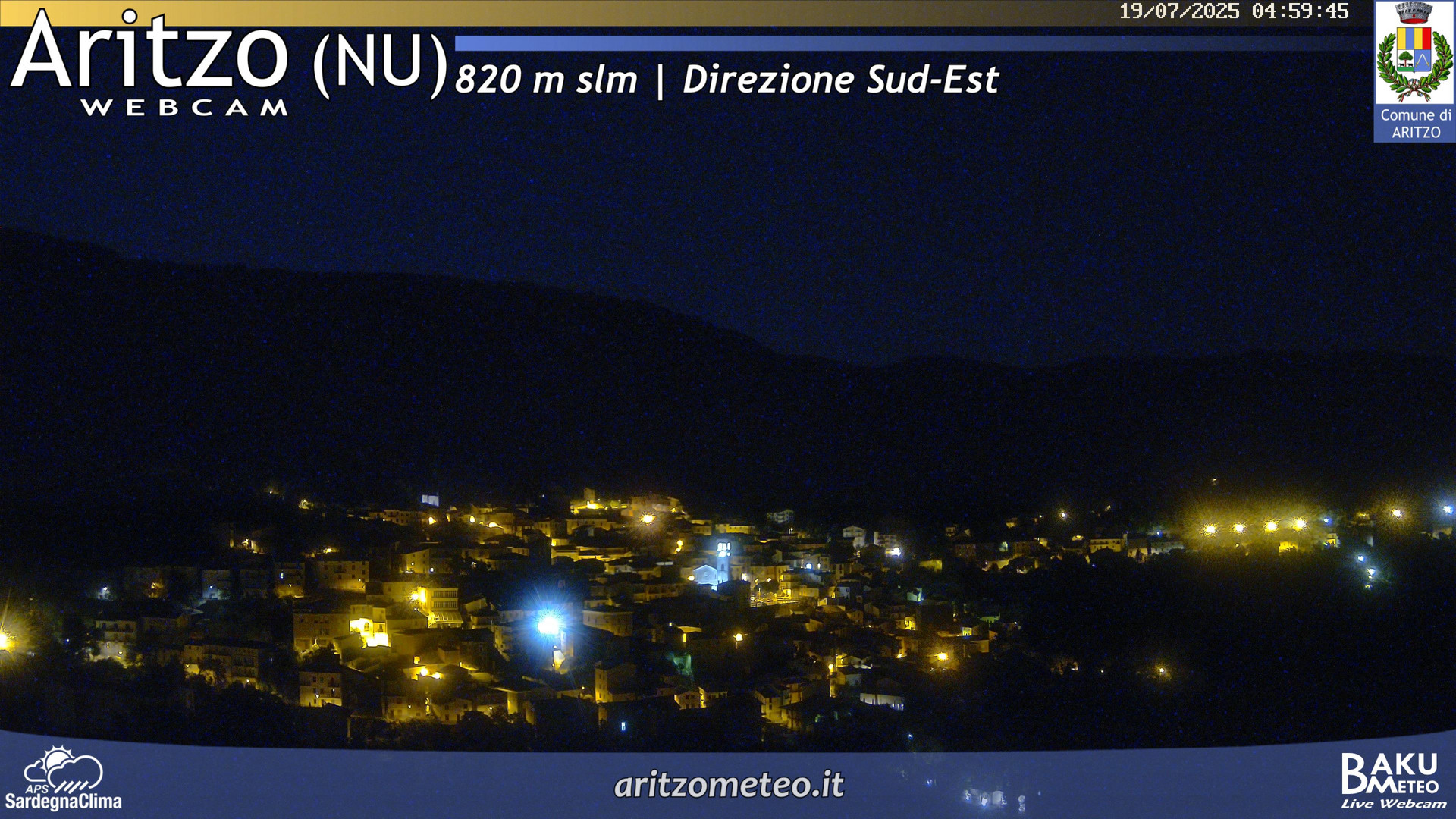 time-lapse frame, Aritzo webcam